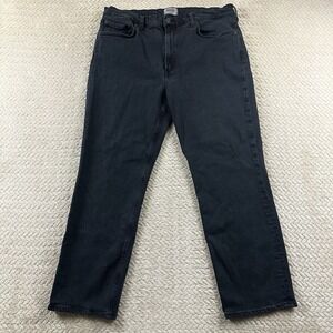 Agolde Women's Kye Black jeans Size 32 Organic cotton Modern Luxury Denim